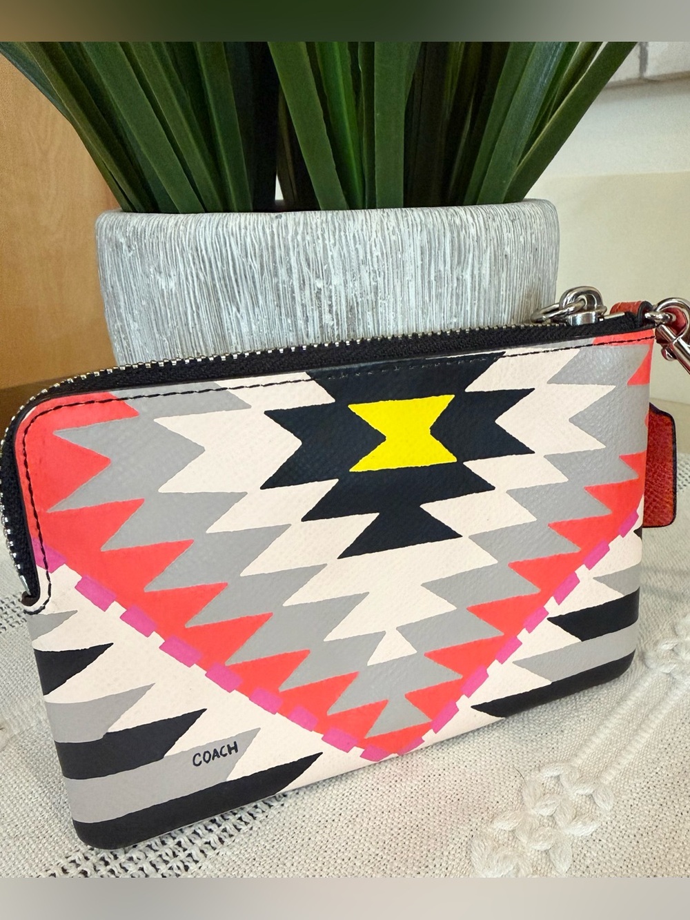 Coach x Coachella "Dreamweaver" Tribe Collection LE wristlet - Picture 2 of 5